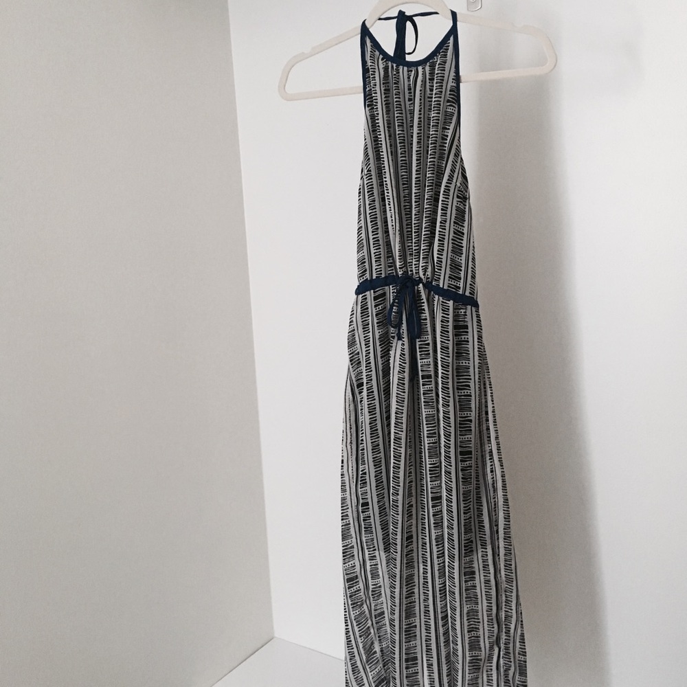 Open Back Drawstring Sun Dress